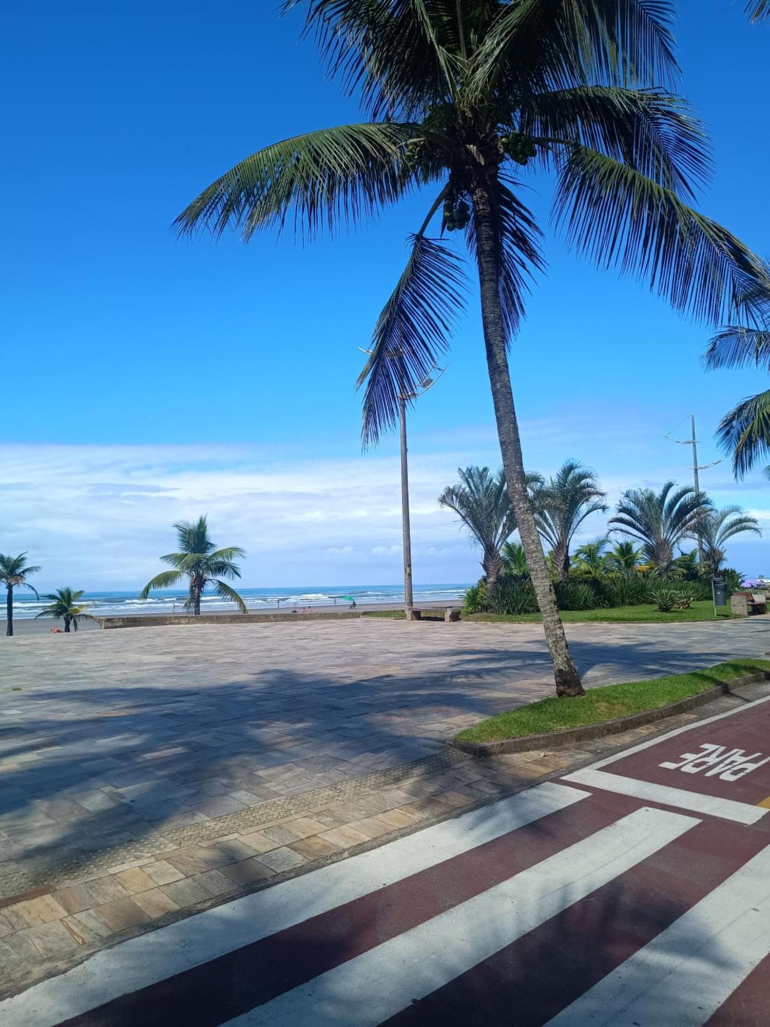 Apartamento Pe Na Areia Vila Caicara Praia Grande  Luaran gambar